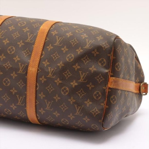 Louis Vuitton Keepall Bandouliere Duffle With Lock Brown Monogram Canvas… - Picture 7 of 11